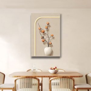 Luxury 3D Abstract LED Natural Sandstone Handmade Sculpture with Artificial Plants Wall Decor