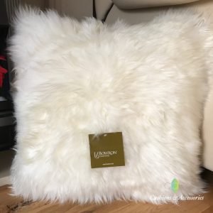 Ivory Bowron Sheepskin Cushion