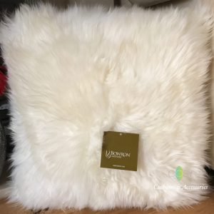 Ivory Bowron Sheepskin Cushion
